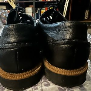 Clarks Black Leather Loafers, Never Worn - image 1